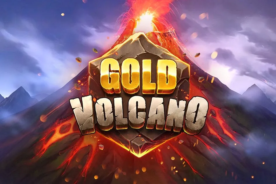 Volcano Gold de Play n GO con la montaña de símbolos