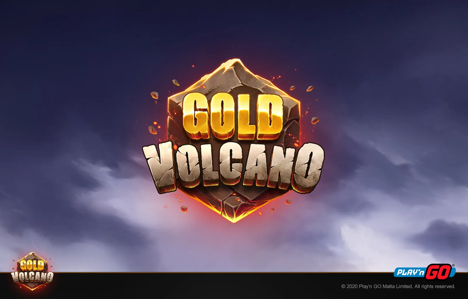 Pantalla de carga de Gold Volcano de Play n GO